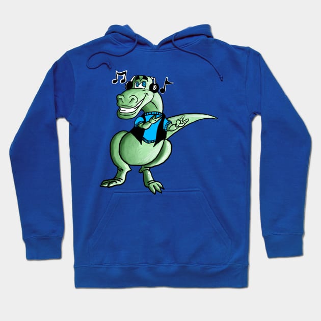 Tyrannosaurus Dance Hoodie by Halloran Illustrations